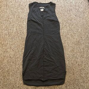 Raw Earth Wild Sky Grey Sleeveless Midi Dress